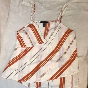 Striped Spaghetti Strapped Blouse